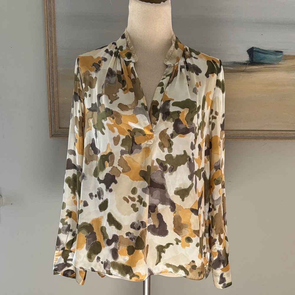 Zadig & Voltaire Multicolor Camouflage Blouse